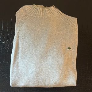MEN’S LACOSTE GREY SWEATER